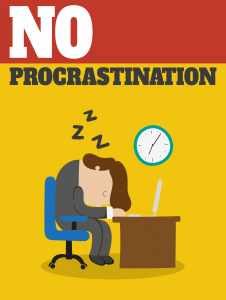 No Procrastination 226x300 - No Procrastination Book Cover