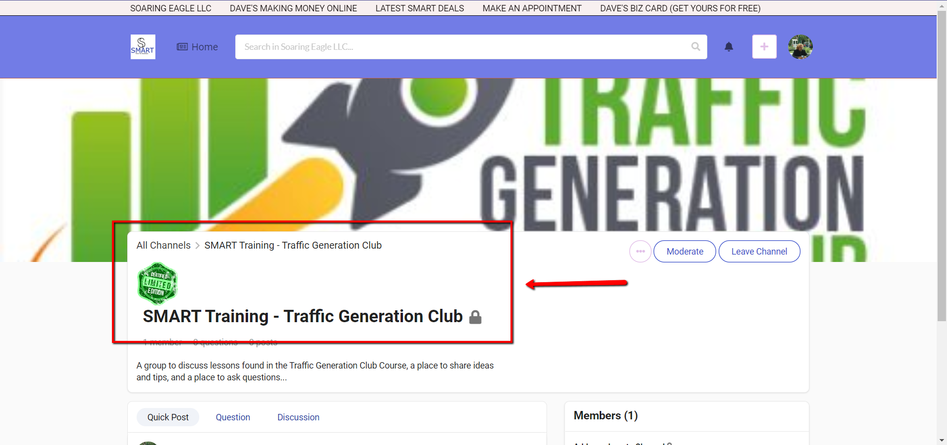 2020 01 11 1939 - SMART Training - Traffic Generation Club -