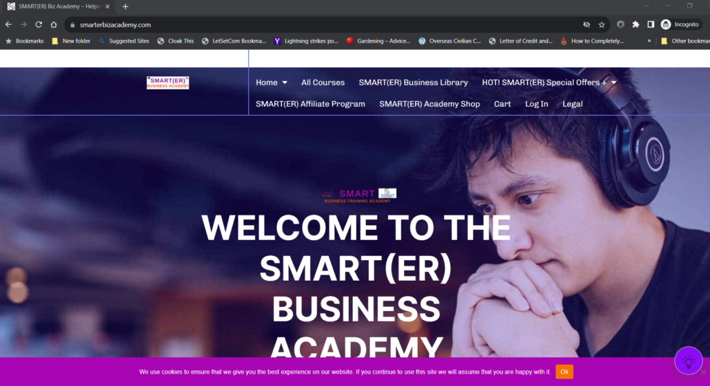 Home Page Screenshot Fresh 1030x561 - SMART(ER) Academy Opens It's Doors for Members